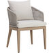 Capri Drift Brown / Palazzo Cream Outdoor Dining Armchair